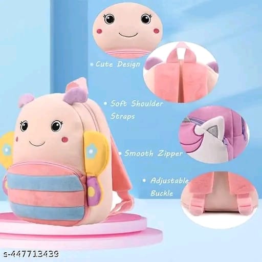 Toddler School Bag Plush Bag Kids Bag for 2 to 5 year Child