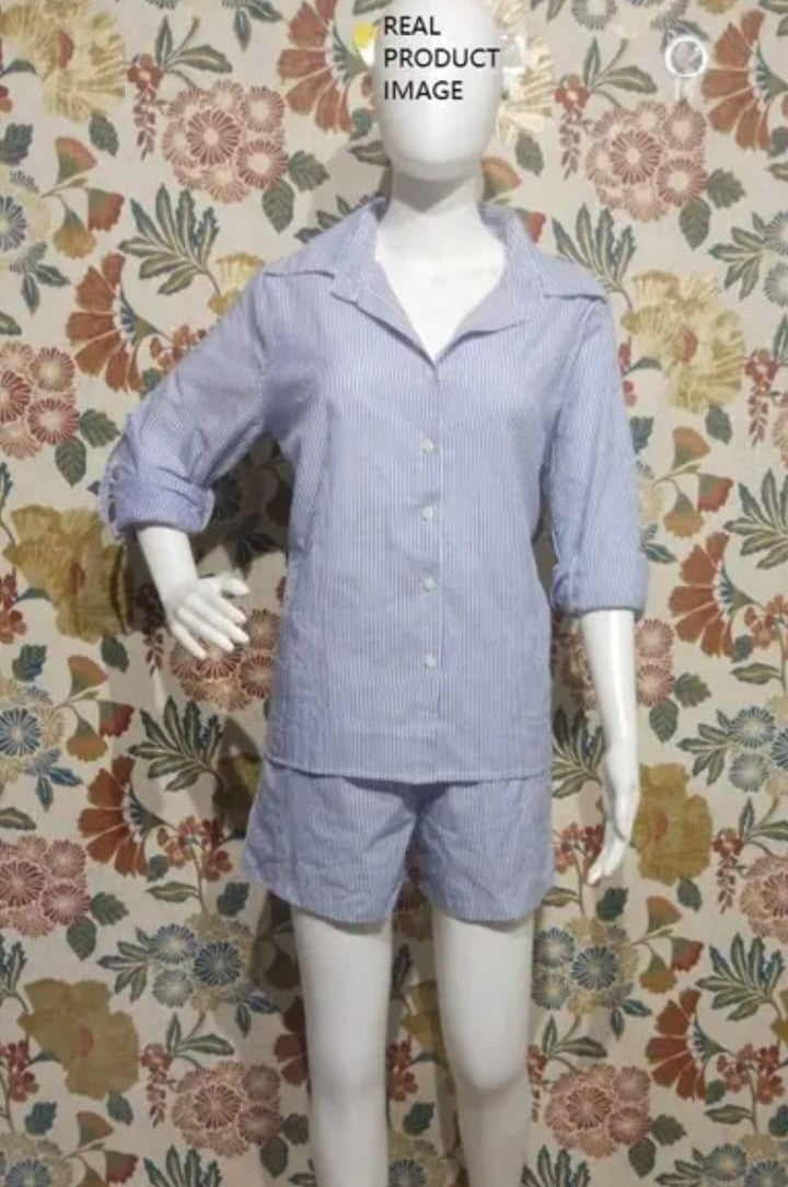 Comfy ChicBlue Stripes Co-Ord Set
