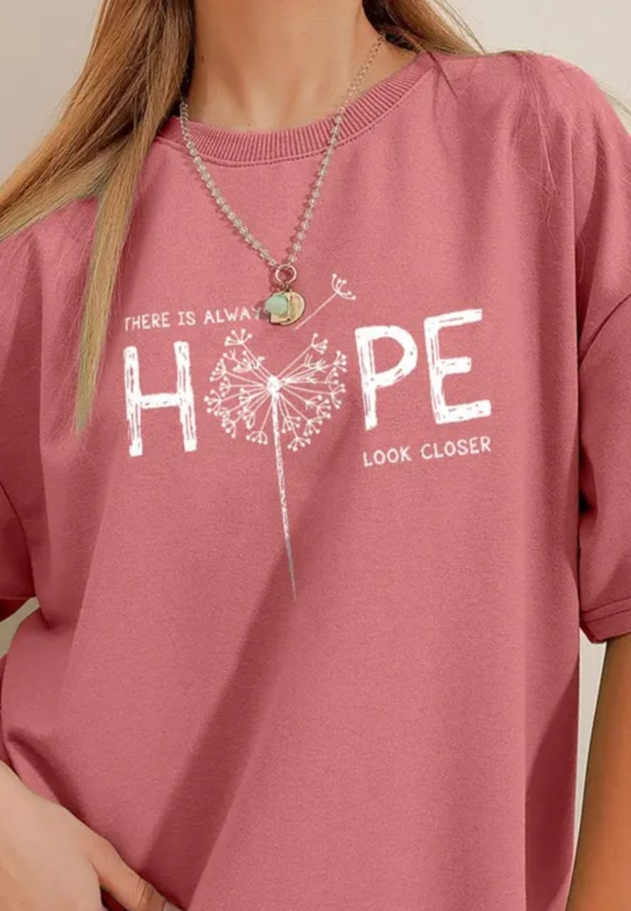 Trendy Women Oversized Tee Printed T-Shirt