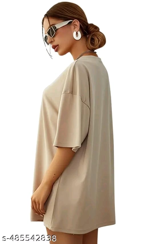 Beige oversize tshirt Baggy Black white casual stylish latest Lavender women tshirt girl under 399 299 199 maroon Peach blue pink brown