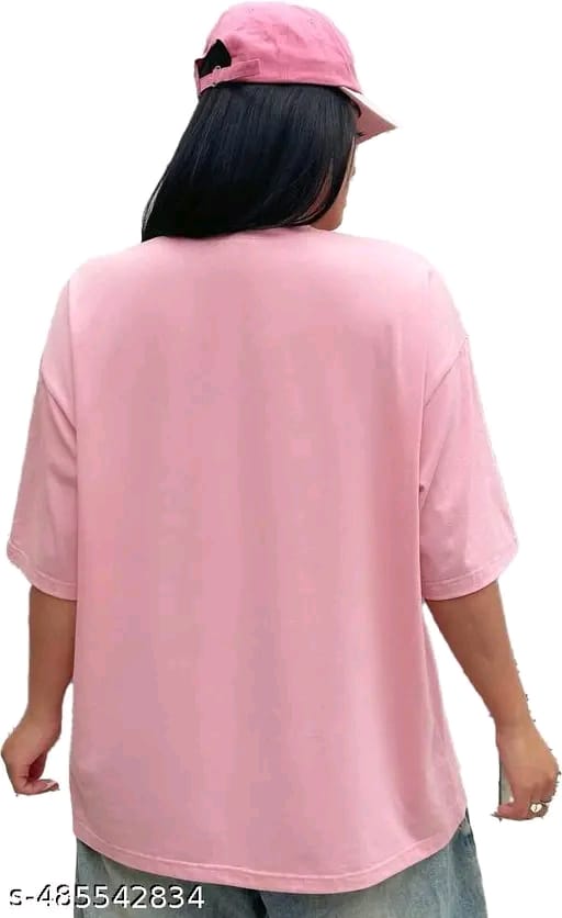 Beige oversize tshirt Baggy Black white casual stylish latest Lavender women tshirt girl under 399 299 199 maroon Peach blue pink brown