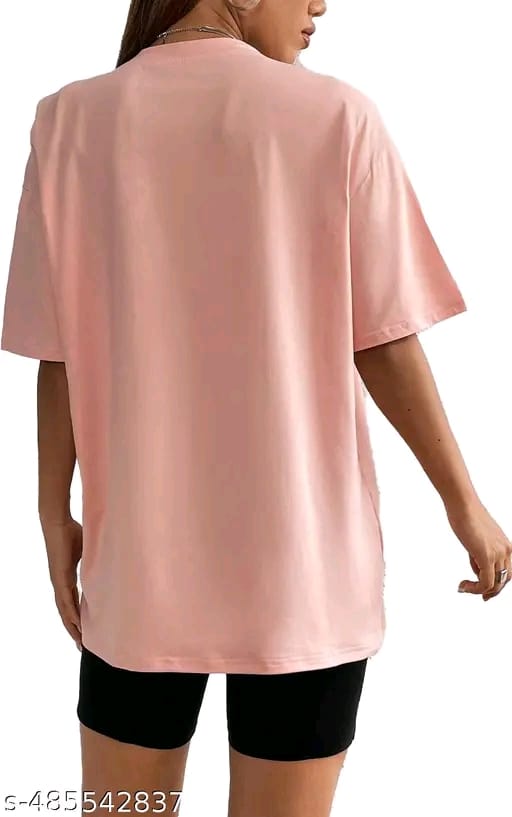 Beige oversize tshirt Baggy Black white casual stylish latest Lavender women tshirt girl under 399 299 199 maroon Peach blue pink brown