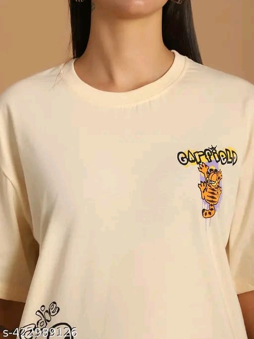 Graphic Printed Loose Casual Wear Oversize Tshirt