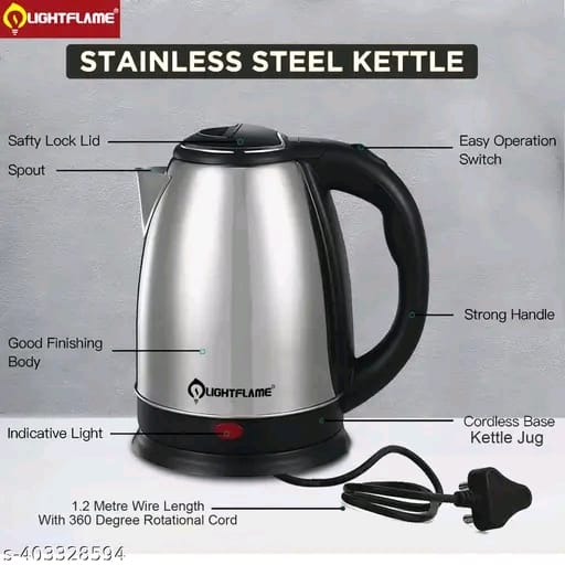 Classic Electric Kettle, 1.5 Litre