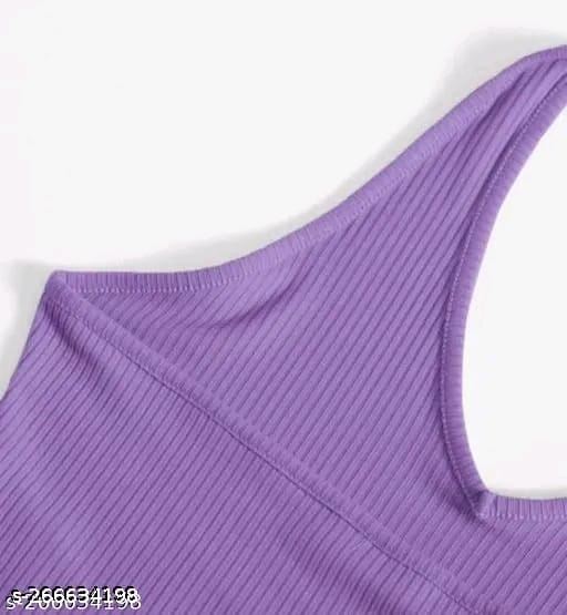 RAKUNO Ribbed halter top