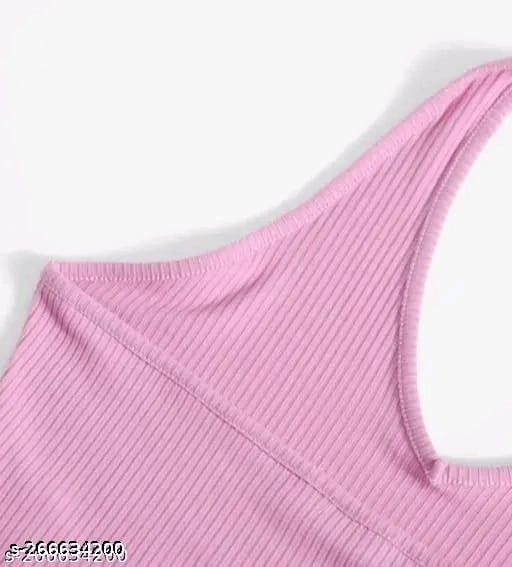 RAKUNO Ribbed halter top