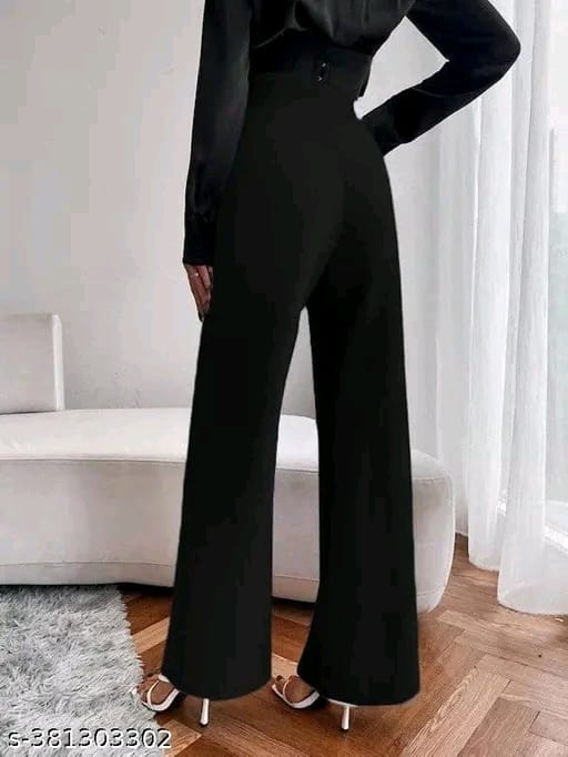 Pack of 2 Women Regular Fit Multicolor Viscose Rayon Trousers