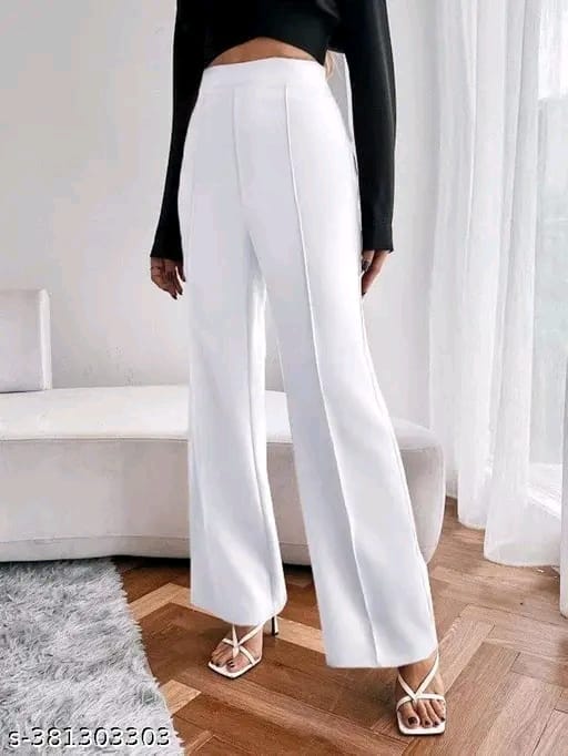 Pack of 2 Women Regular Fit Multicolor Viscose Rayon Trousers
