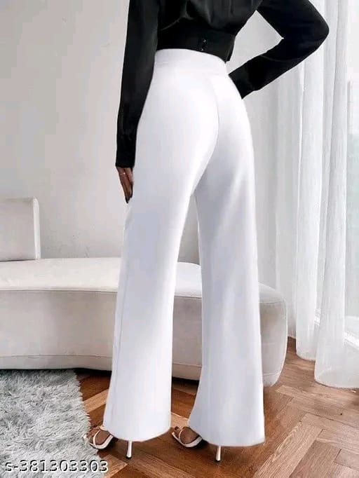 Pack of 2 Women Regular Fit Multicolor Viscose Rayon Trousers