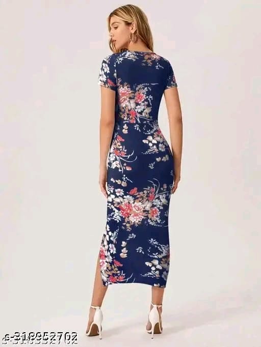Norzy Paris - Party wear self Designer Women Dress