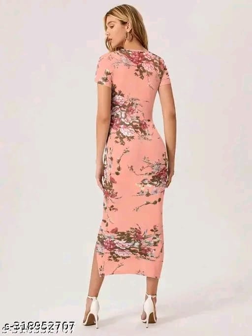 Norzy Paris - Party wear self Designer Women Dress