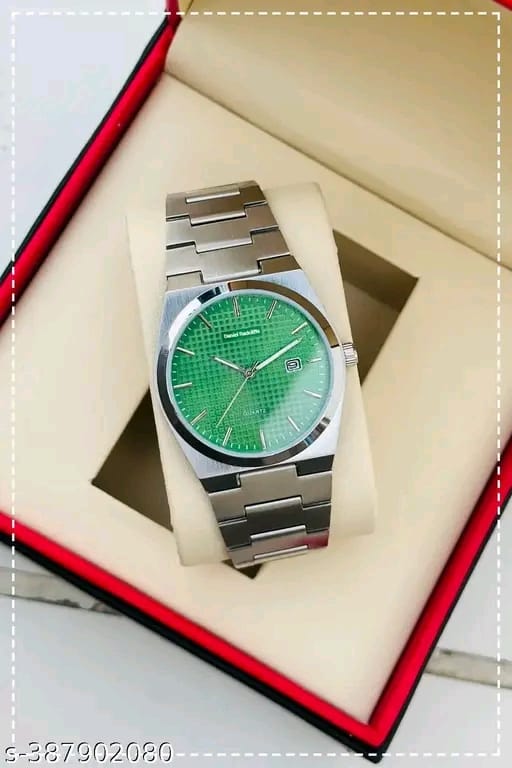 Day n Date Series Men's Black Silver Chain Analog Watches Classic, Attractive, Professional, top-trendy and stylish Analog Watches for Men/boys for office, school use