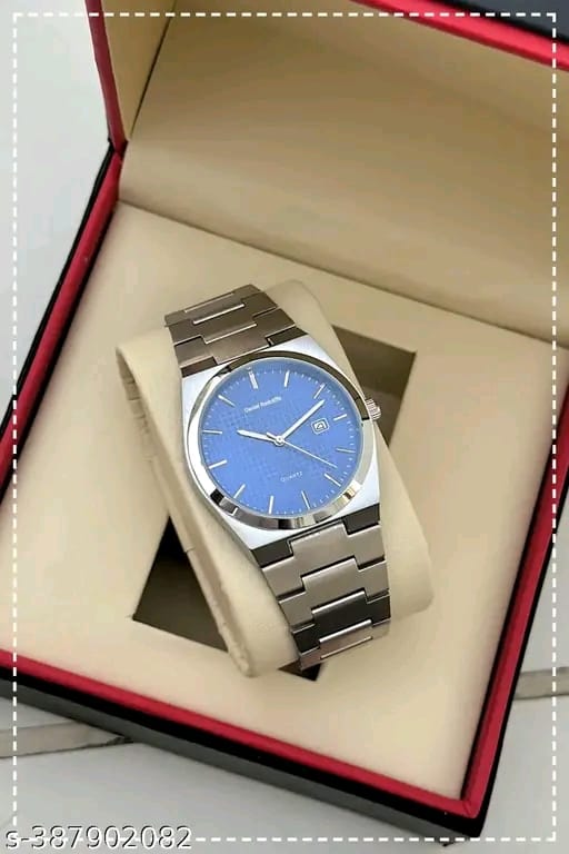 Day n Date Series Men's Black Silver Chain Analog Watches Classic, Attractive, Professional, top-trendy and stylish Analog Watches for Men/boys for office, school use