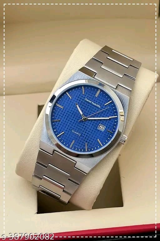 Day n Date Series Men's Black Silver Chain Analog Watches Classic, Attractive, Professional, top-trendy and stylish Analog Watches for Men/boys for office, school use