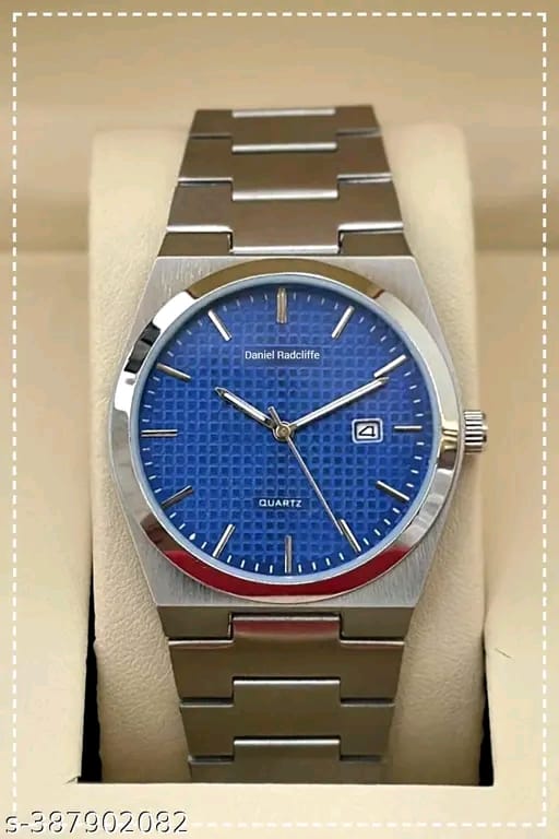Day n Date Series Men's Black Silver Chain Analog Watches Classic, Attractive, Professional, top-trendy and stylish Analog Watches for Men/boys for office, school use