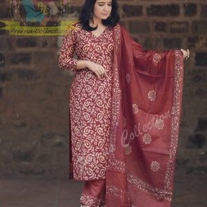 Cotton Dupatta sets