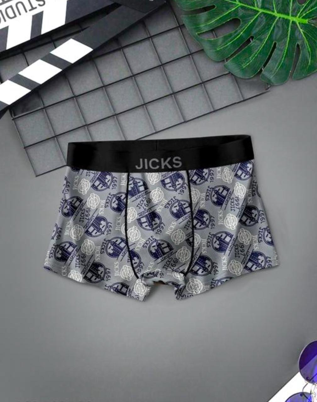 Jicks Men's Ultra-Comfort Nylon Underwear with Stretch & Anti-Bacterial Protection