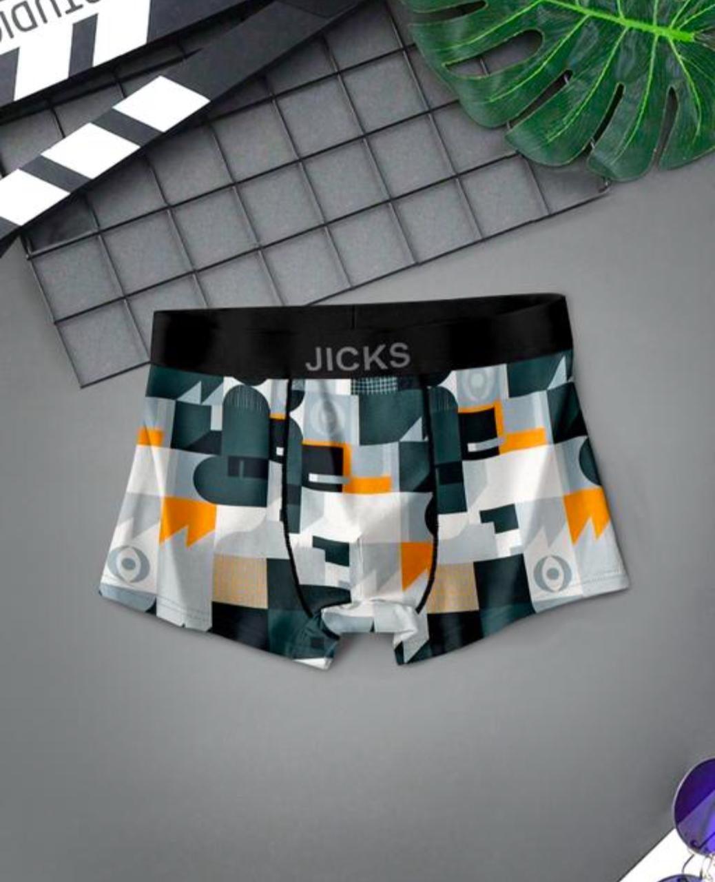 Jicks Men's Ultra-Comfort Nylon Underwear with Stretch & Anti-Bacterial Protection