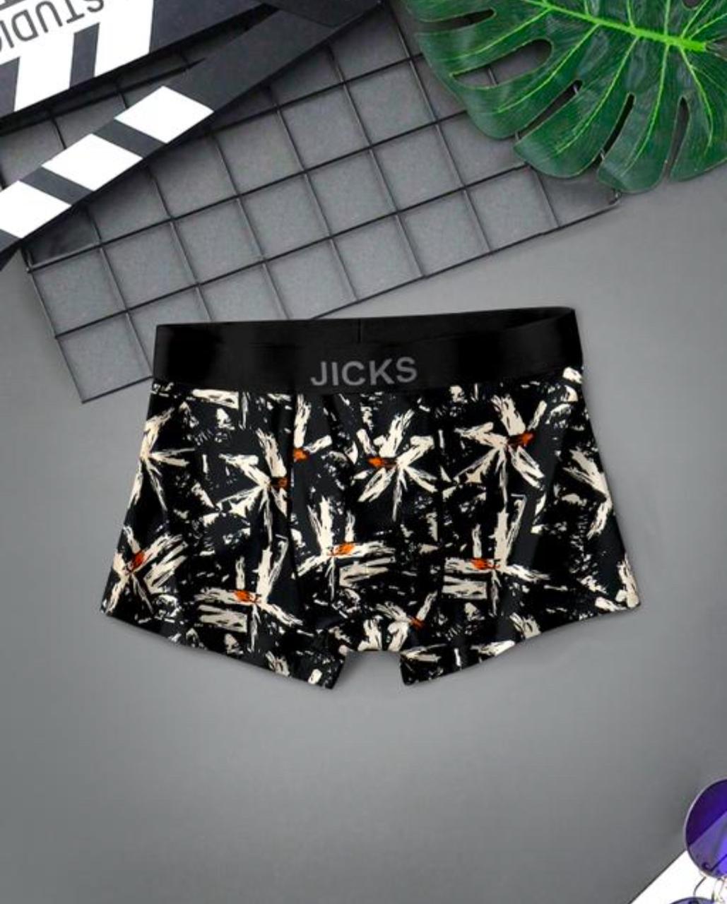 Jicks Men's Ultra-Comfort Nylon Underwear with Stretch & Anti-Bacterial Protection