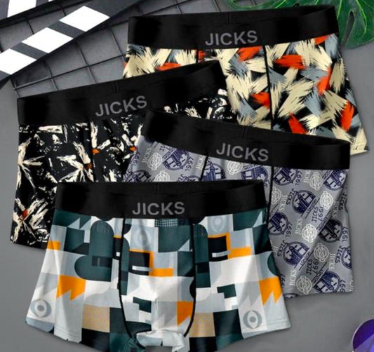 Jicks Men's Ultra-Comfort Nylon Underwear with Stretch & Anti-Bacterial Protection