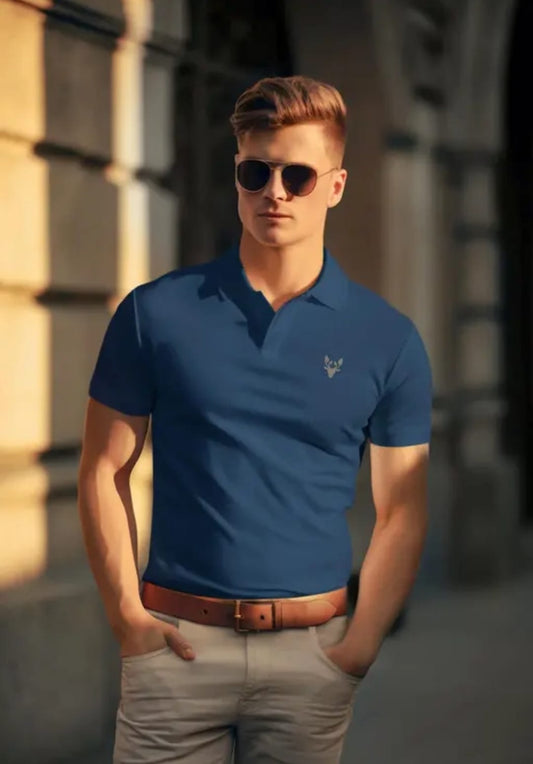 Men's Classic Polo Neck T-Shirt | Stylish & Comfortable Casual Wear