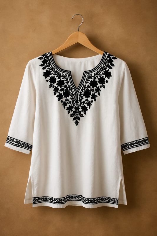 Kashmiri kurti/short kurti/kashmiri top/ short top for women/girls