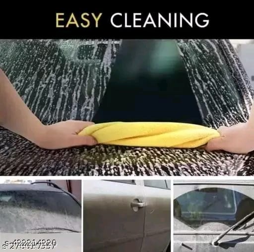 600 GSM Microfiber Car Cleaning Cloths Detailing Polishing Towels With Microfiber Gloves Duster Multicolor Pack Of 4