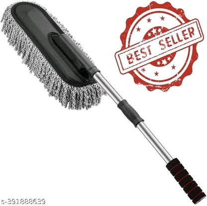 Microfiber Flexible Duster Car Wash | Car Aing Accessories | Microfiber | Brushes | Dry/Wet Home, Kitchen, Office Aing Brush with Expandable Handle