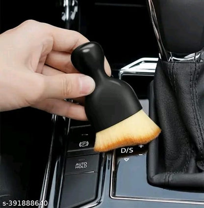 Brush Mini Car Aing Brush with Handle and Dust Cover Car AC Vent Aer Dashboard Aer Accessories for Detailing Brush Multipurpose Gadget Aer Car Duster Brush (Small) (1pcs)