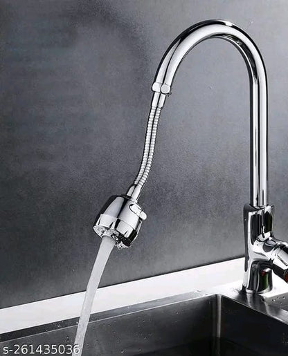 CLIXERA Sink Faucet Sprayer Attachment 360 Rotatable Kitchen Tap Head Replacement,Anti-Splash Faucet Nozzle Head with Hose and Universal Connector, 6.5 X 10 X 1 Inch, Silver