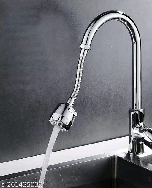 CLIXERA Sink Faucet Sprayer Attachment 360 Rotatable Kitchen Tap Head Replacement,Anti-Splash Faucet Nozzle Head with Hose and Universal Connector, 6.5 X 10 X 1 Inch, Silver
