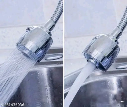 CLIXERA Sink Faucet Sprayer Attachment 360 Rotatable Kitchen Tap Head Replacement,Anti-Splash Faucet Nozzle Head with Hose and Universal Connector, 6.5 X 10 X 1 Inch, Silver