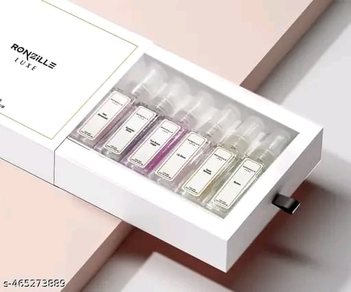 Ronzille Luxe Women Eau De Perfume Enchanted Bloom Eau, Lily Bloom,Mystara,Ruby,Yuzu Breeze,Sweet Serenade- 48ml(Set of 6)