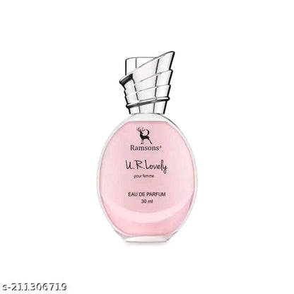 Ramsons - U R LOVELY Eau De Parfum | 30 ML | Perfume For Women | TN - Bergamot, Peach, Orange, Grapefruit, Aquatic | MN - Lilly of the valley, Rose, Jasmine, Cinnamon | BN - Woody, Musk, Vanilla