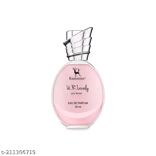 Ramsons - U R LOVELY Eau De Parfum | 30 ML | Perfume For Women | TN - Bergamot, Peach, Orange, Grapefruit, Aquatic | MN - Lilly of the valley, Rose, Jasmine, Cinnamon | BN - Woody, Musk, Vanilla