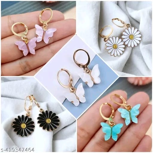 shimmering beautiful earrings combo for women and girls