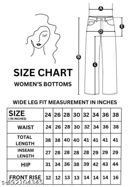 High-Waist Wide Leg Jeans for Women