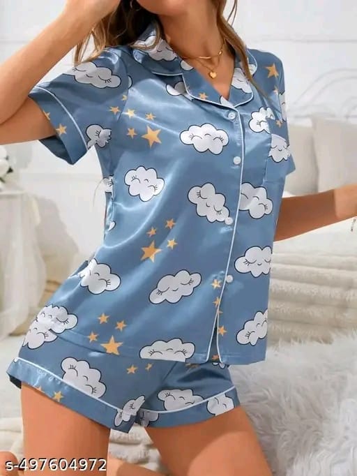 Summer Night Suits for Women And Girl