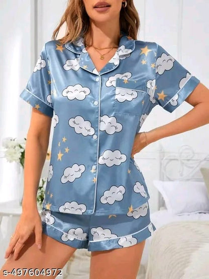 Summer Night Suits for Women And Girl
