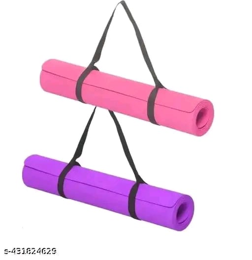 "FLYLITE NO. 1 BESTSELLER 2-PIECE YOGA MATS SUPER SAVER COMBO: Vibrant, Non-Slip, Anti-stain, Ultimate Flexibility & Support – Perfect for Yoga Couples & Siblings, with Convenient Carry Straps!"