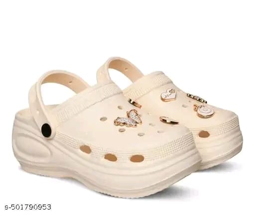 Vrino Women Jewel Ultra Premium Casual Clogs/Sandals with Adjustable Back Strap for Adult | Comfortable & Light Weight | Stylish & Anti-Skid | Waterproof & Daily Mules for Ladies