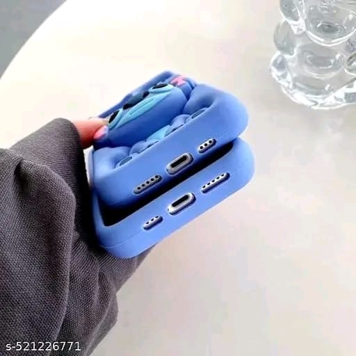 Elevate Cute Cover for i-Phone 15, 3D Fun Cartoon Design Case with 360 Camera Protection and Shockproof