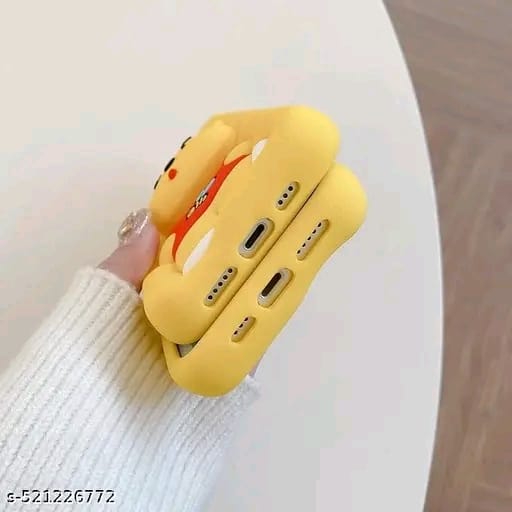 Elevate Cute Cover for i-Phone 15, 3D Fun Cartoon Design Case with 360 Camera Protection and Shockproof