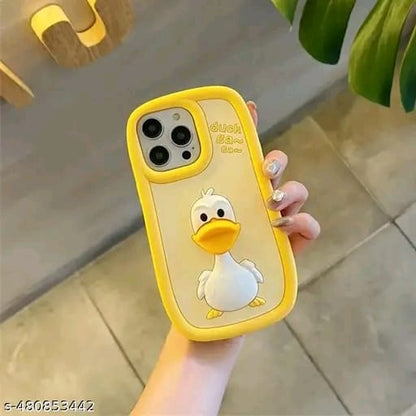For iPhone 13 Pro | Cute Fun Duck 3D Ball Silicone Yellow Case | Body Protection | Camera Protection | Shock Proof |