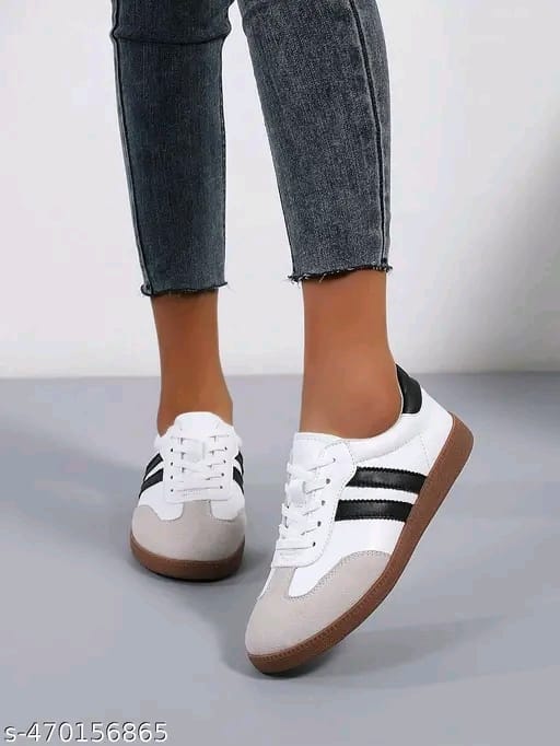 Layasa New Flat Women's Stylish Casual Sports Sneakers | Walking Snekers Shoes | Partywear Sneakers | Running Sneakers For Women's and Girl