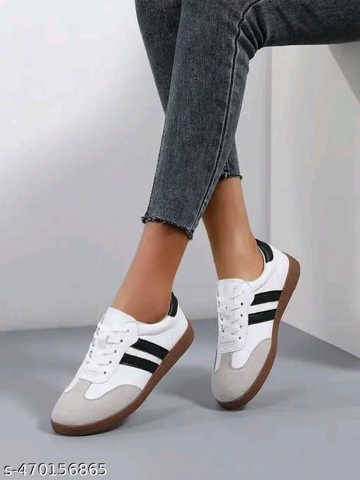 Layasa New Flat Women's Stylish Casual Sports Sneakers | Walking Snekers Shoes | Partywear Sneakers | Running Sneakers For Women's and Girl