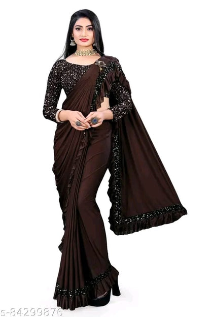 Women's Printed Saree With Blouse Piece Kasavu Silk Yellow Saree Kanjieevaram Coton Silk Multicolor Saree Banarasi Banarasi