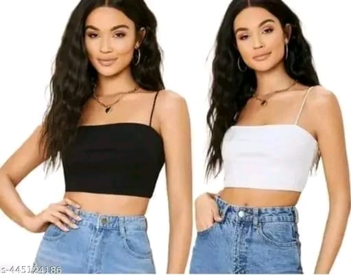 Strip Design Trending Bra Type Crop Top Looks Cool design Superb Top