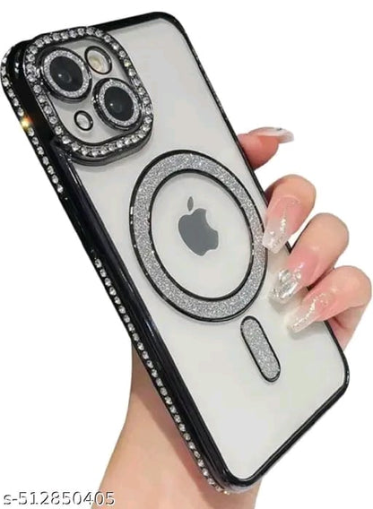 Clickfleek Back Case For Apple iphone 15 | Luxury Bling Diamond Case Cover