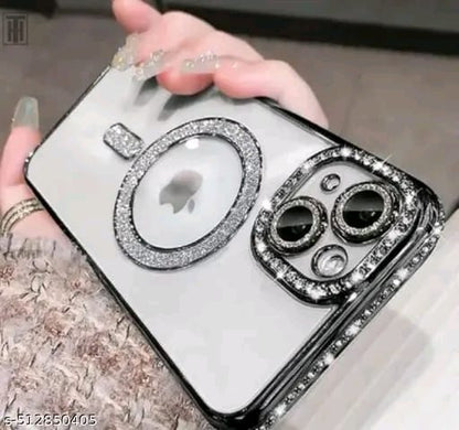 Clickfleek Back Case For Apple iphone 15 | Luxury Bling Diamond Case Cover